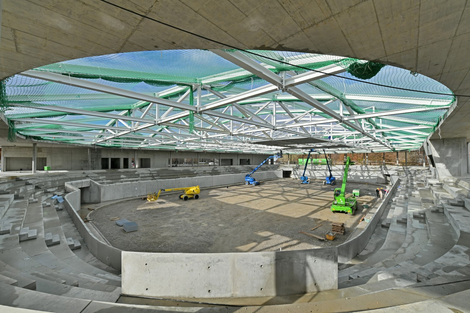 Blick in der Innere des neuen Kaufbeurer Eisstadions
Bild: Marketingagentur Tenambergen